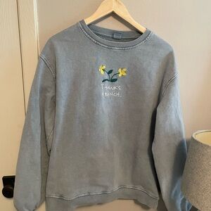 Urban Outfitters - ‘Thanks A Bunch’ Embroidered Crewneck Sweatshirt - Size M